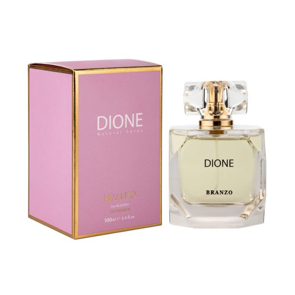 عطر زنانه برانزو مدل DIONE رایحه شنل چنس حجم 100 میلی لیتر