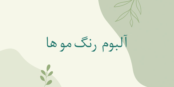 آلبوم رنگ مو ها